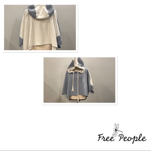 Free People boxy oversized hoodie, size medium - Picture 5 of 10